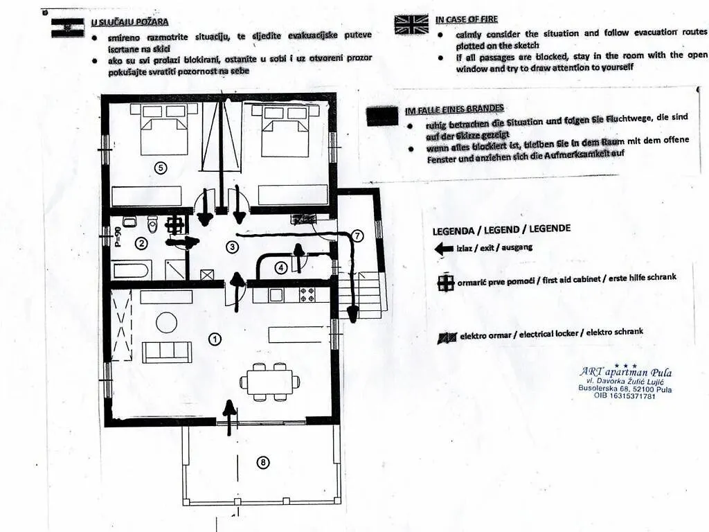 Holiday home Art Appartement Pula Croatia